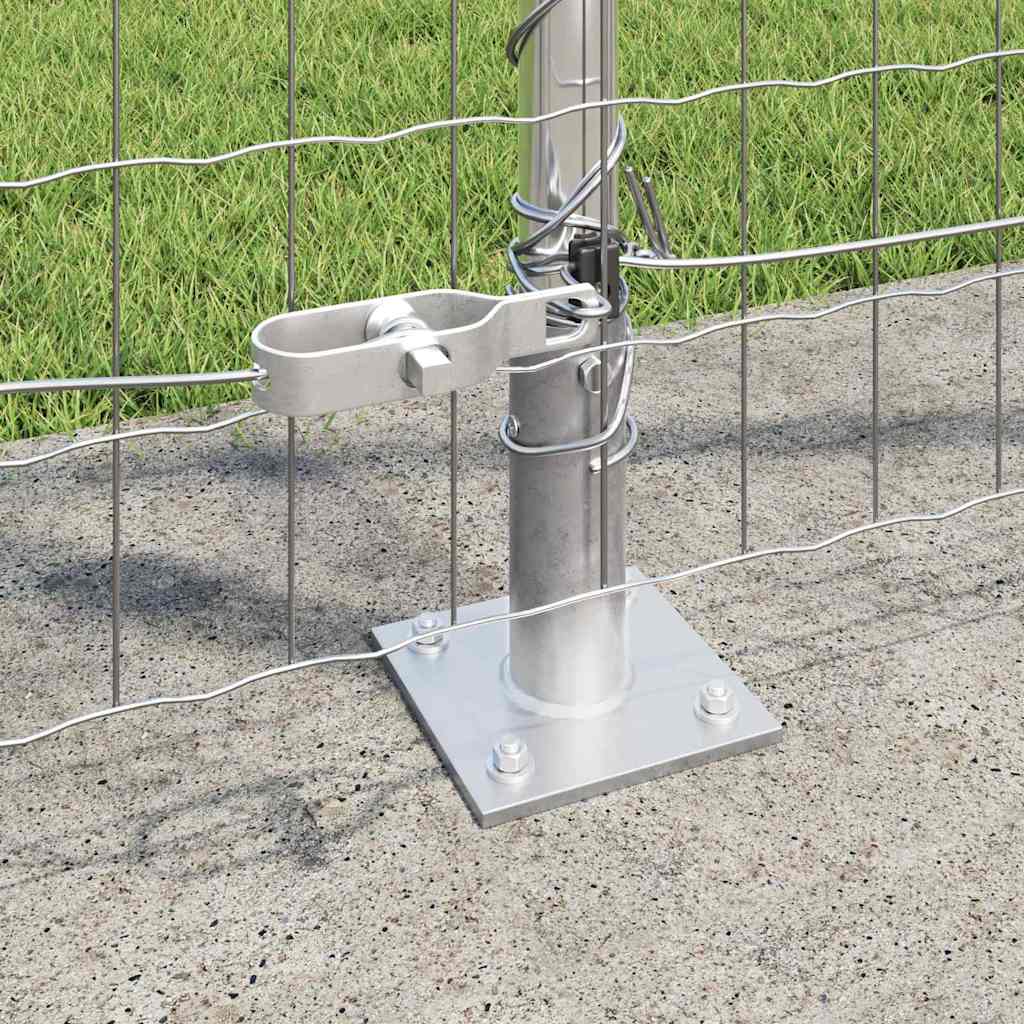 Geschweißter Drahtzaun mit Betonfundament 10 x 1,2 m (B x H)