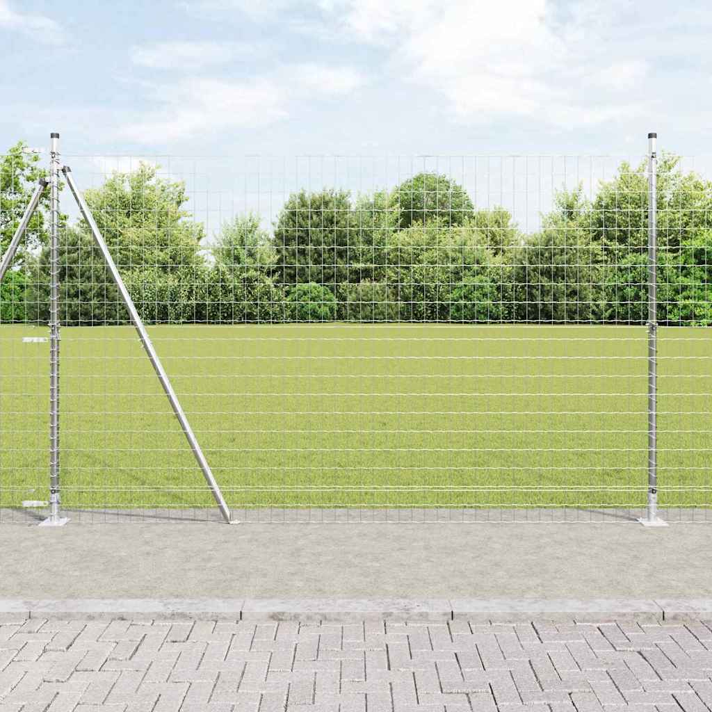 Geschweißter Drahtzaun mit Betonfundament 10 x 1,4 m (B x H)