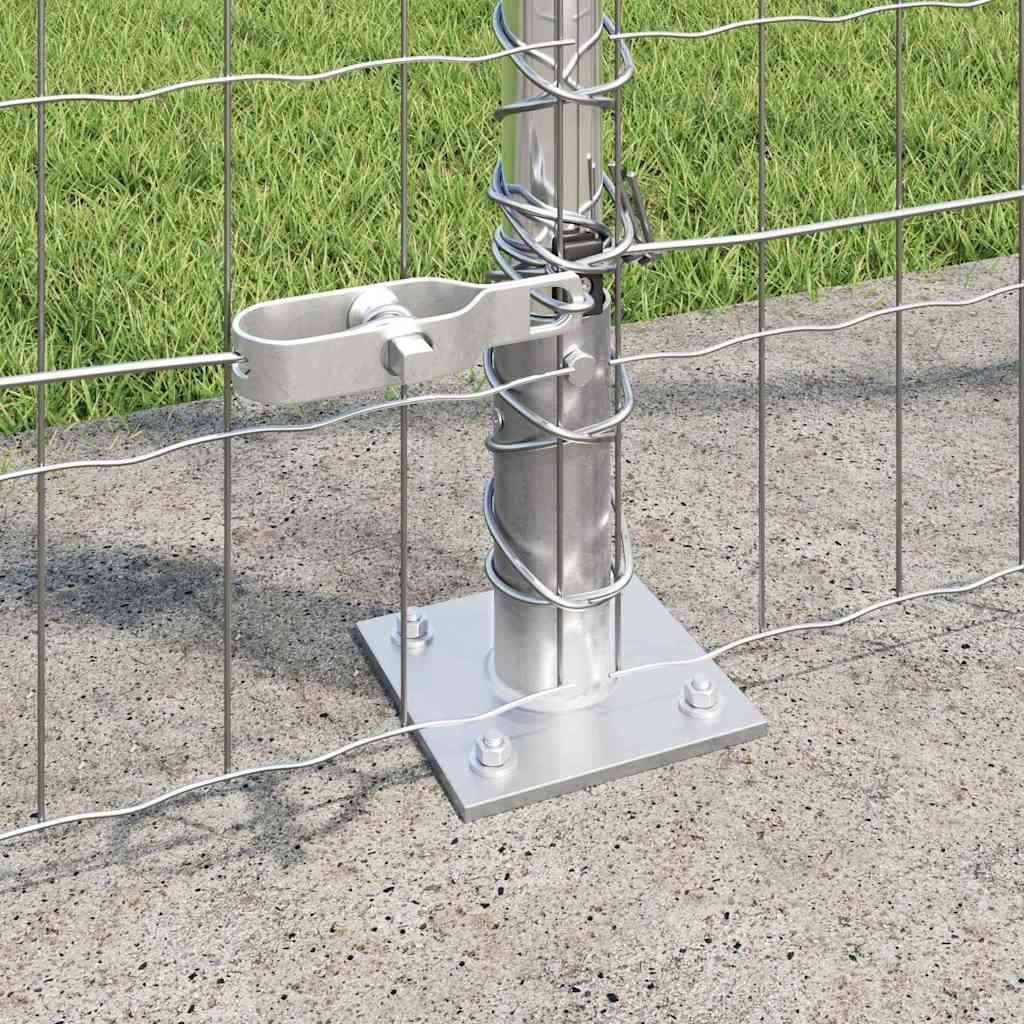Geschweißter Drahtzaun mit Betonfundament 10 x 1,4 m (B x H)