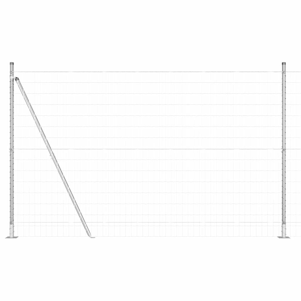 Geschweißter Drahtzaun mit Betonfundament 10 x 1,4 m (B x H)