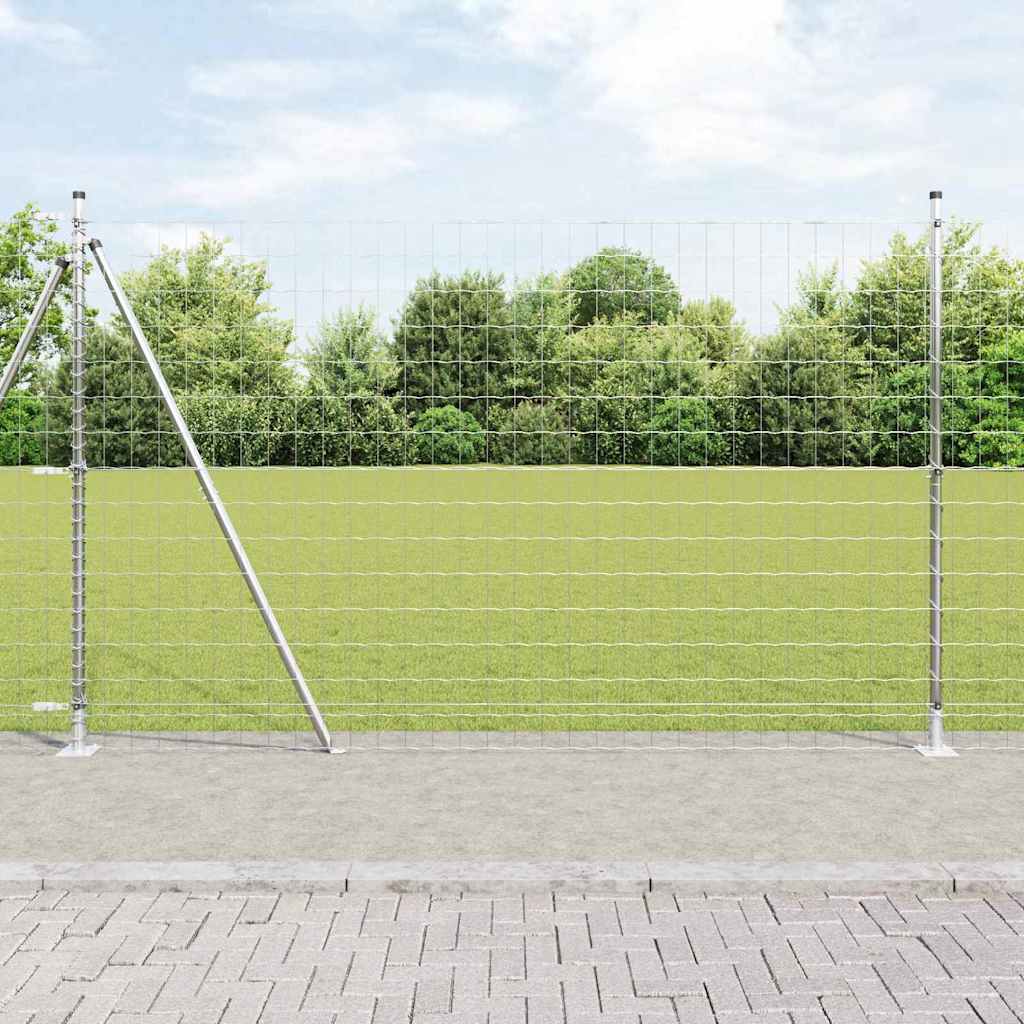 Geschweißter Drahtzaun mit Betonfundament 10 x 1,6 m (B x H)