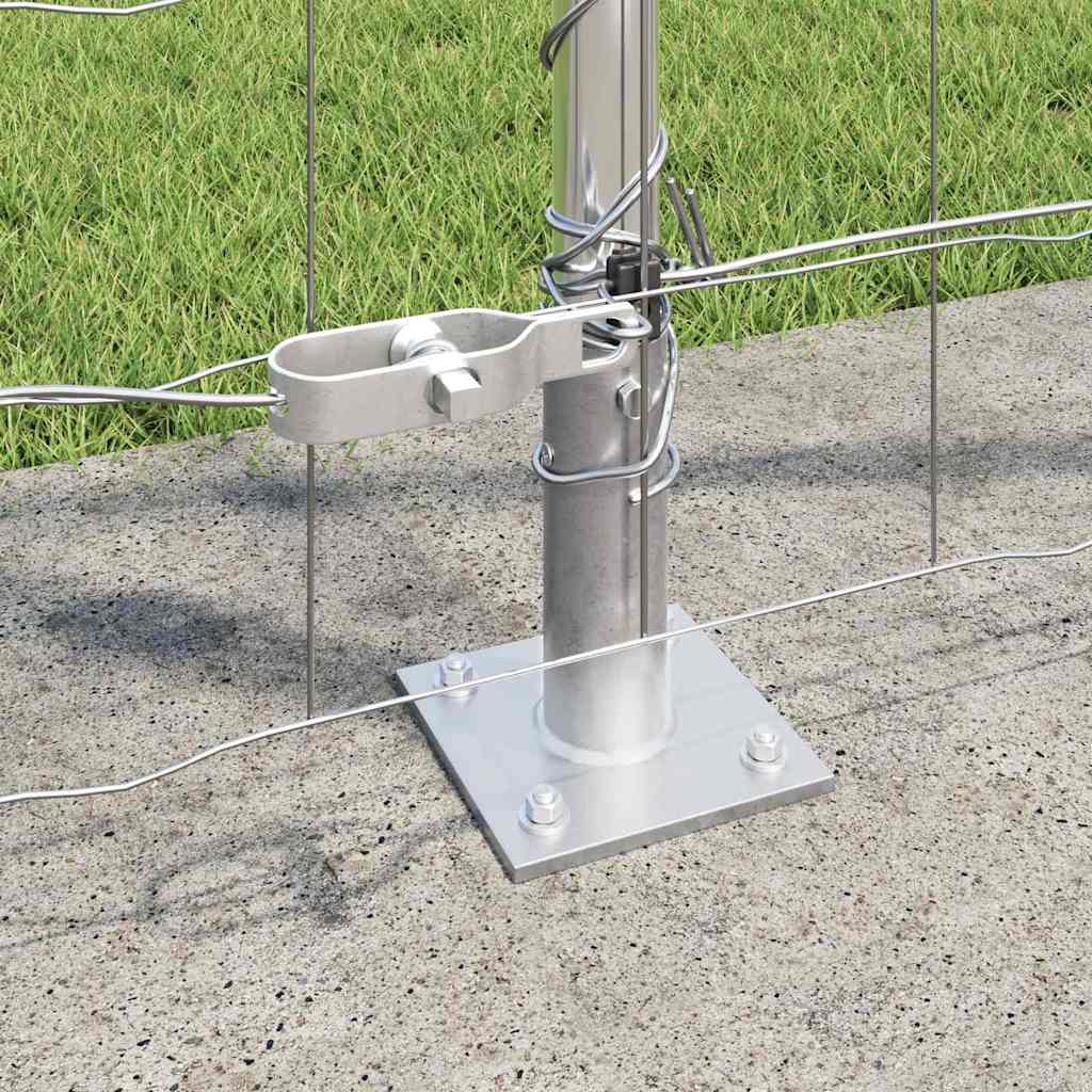 Geschweißter Drahtzaun mit Betonfundament 10 x 1,2 m (B x H)
