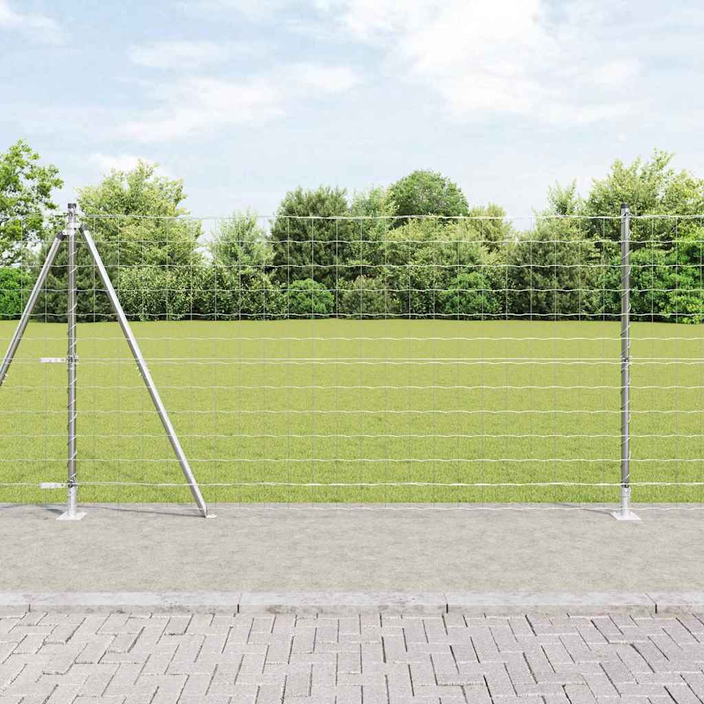 Geschweißter Drahtzaun mit Betonfundament 10 x 1,2 m (B x H)