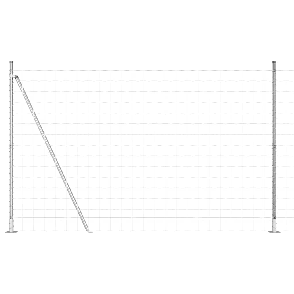 Geschweißter Drahtzaun mit Betonfundament 10 x 1,4 m (B x H)
