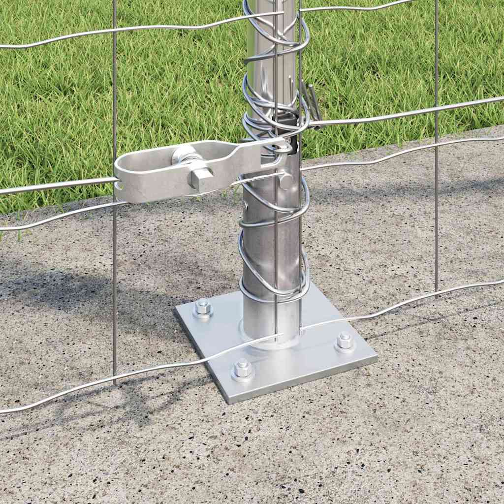 Geschweißter Drahtzaun mit Betonfundament 10 x 1,5 m (B x H)