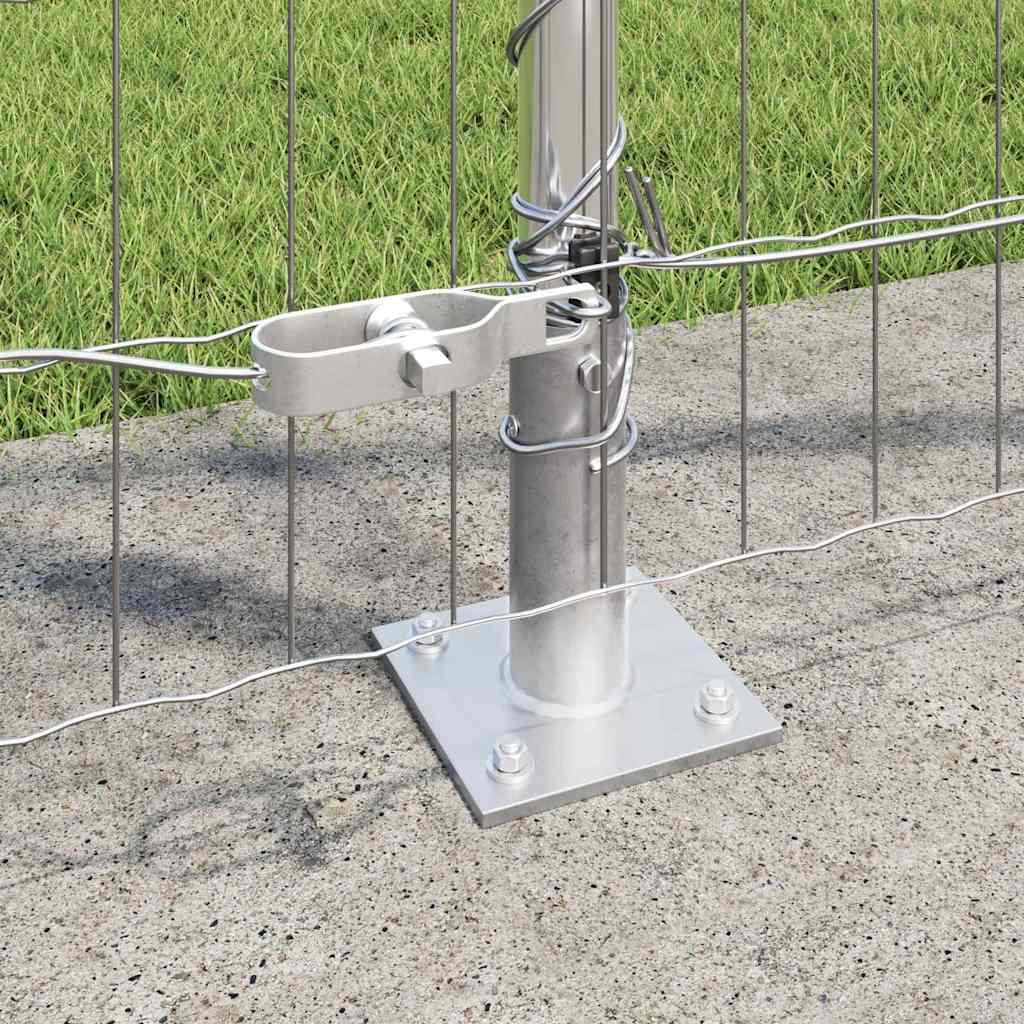 Geschweißter Drahtzaun mit Betonfundament 25 x 1,2 m (B x H)