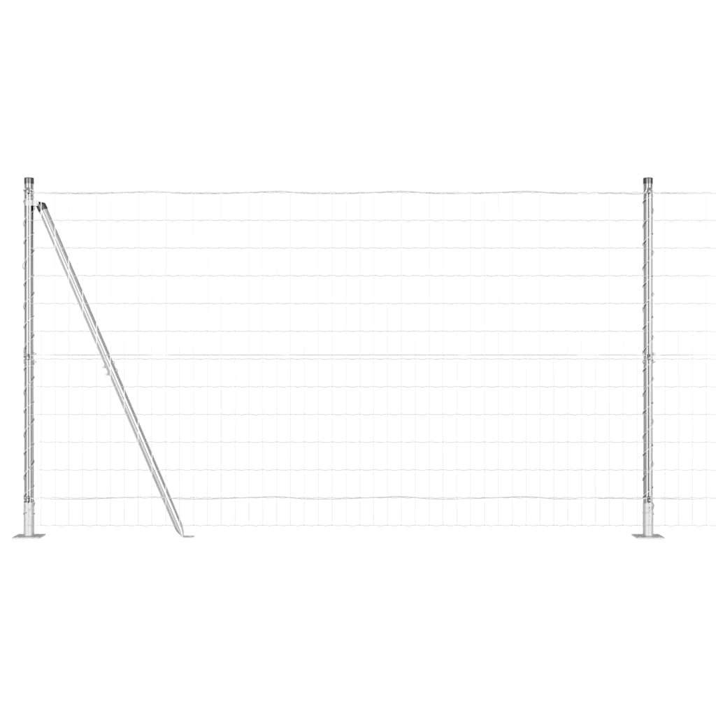 Geschweißter Drahtzaun mit Betonfundament 25 x 1,2 m (B x H)