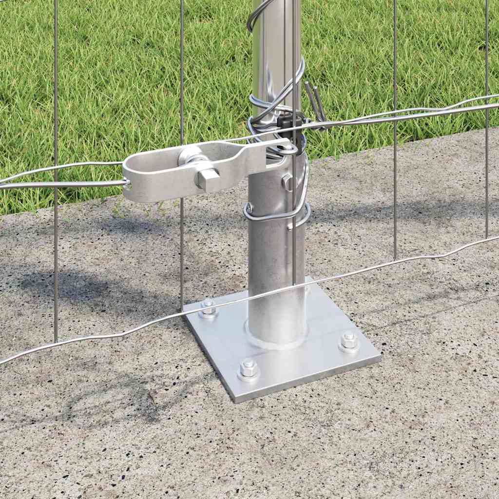 Geschweißter Drahtzaun mit Betonfundament 25 x 1,2 m (B x H)