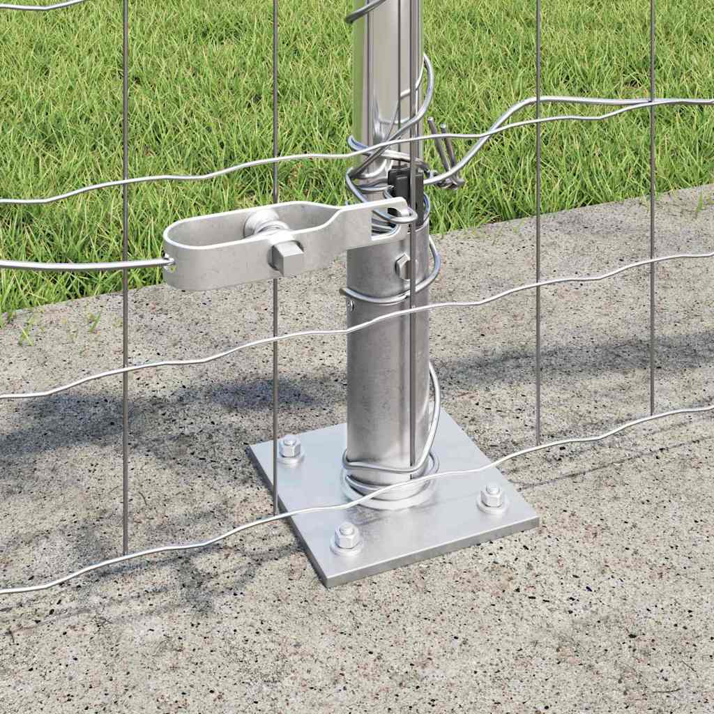 Geschweißter Drahtzaun mit Betonfundament 10 x 0,6 m (B x H)