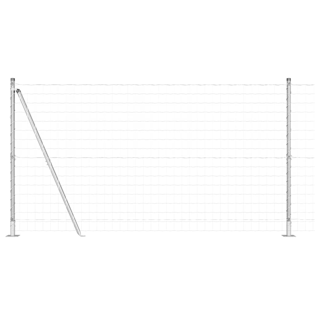 Geschweißter Drahtzaun mit Betonfundament 10 x 1,2 m (B x H)