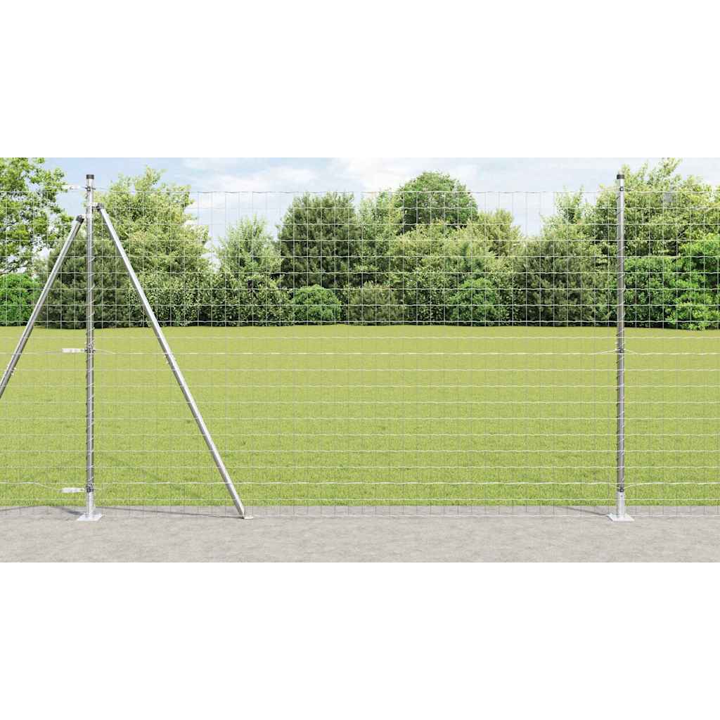 Geschweißter Drahtzaun mit Betonfundament 10 x 1,4 m (B x H)