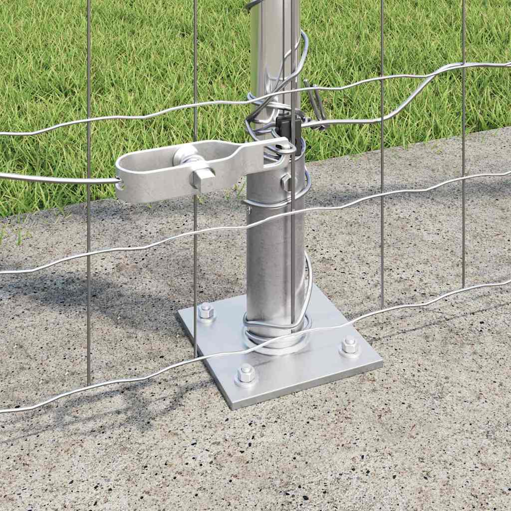 Geschweißter Drahtzaun mit Betonfundament 10 x 1,4 m (B x H)