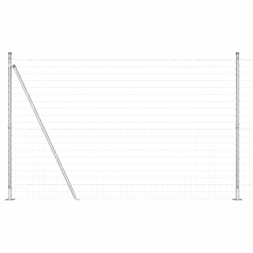 Geschweißter Drahtzaun mit Betonfundament 10 x 1,4 m (B x H)