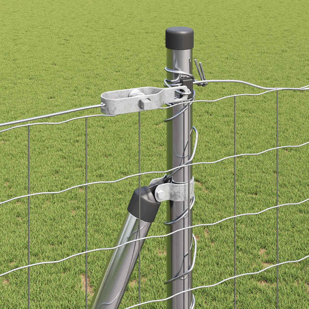 Geschweißter Drahtzaun mit Betonfundament 10 x 1,5 m (B x H)