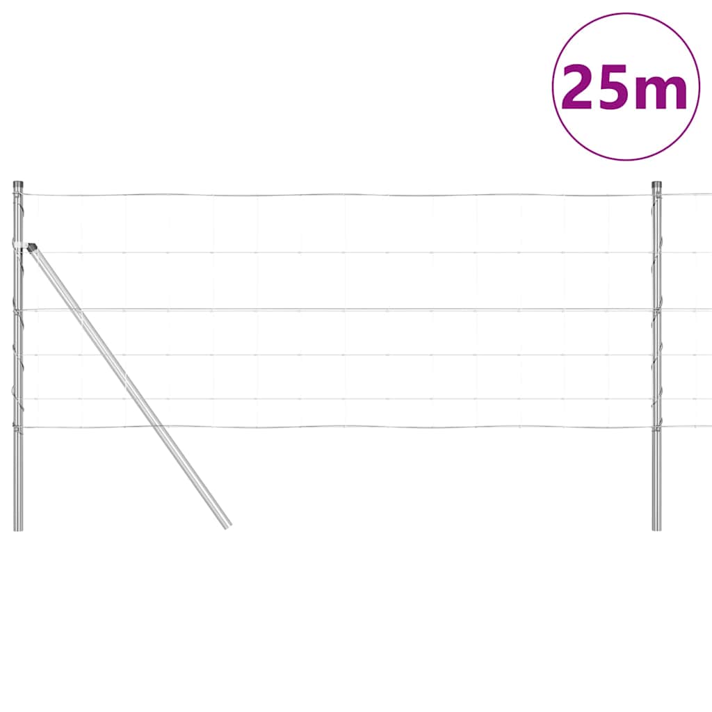 Ground Fix Geschweißter Drahtzaun 25 x 0,8 m (B x H)