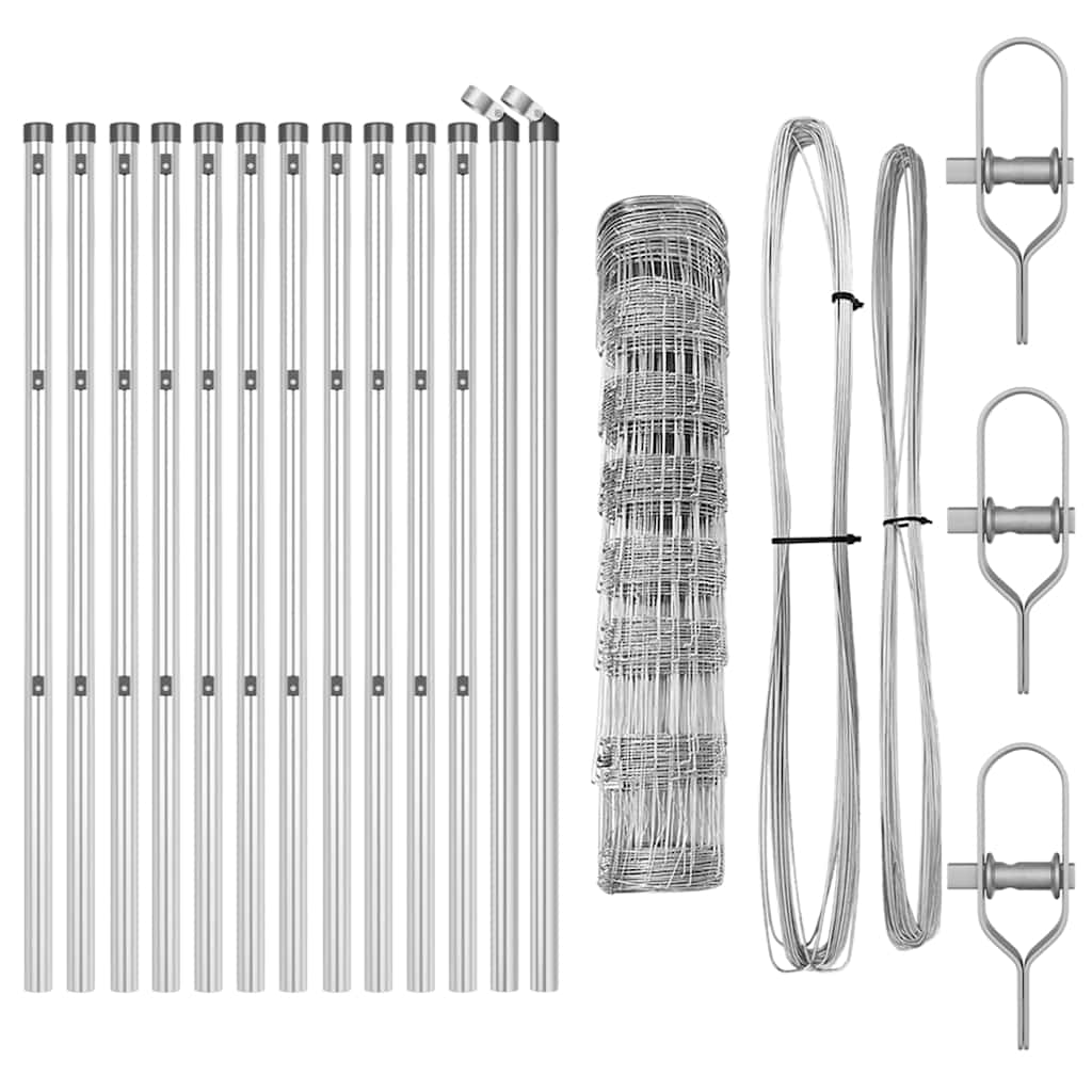 Ground Fix Geschweißter Drahtzaun 25 x 0,8 m (B x H)