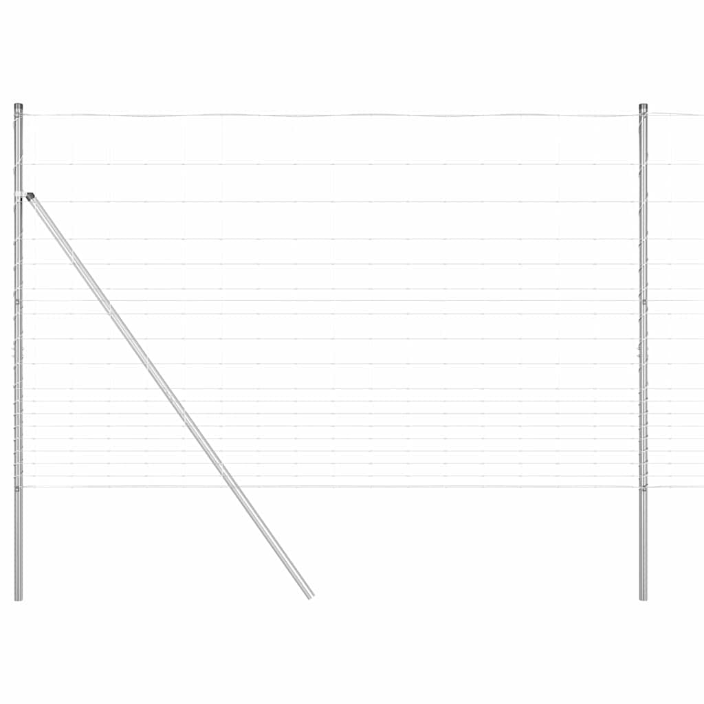 Ground Fix Geschweißter Drahtzaun 25 x 1,5 m Verzinkter Stahl