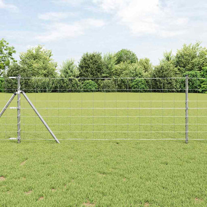Ground Fix Geschweißter Drahtzaun 50 x 0,8 m Verzinkter Stahl