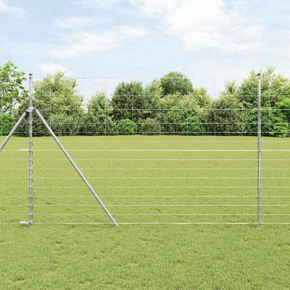 Ground Fix Geschweißter Drahtzaun 50 x 1,6 m Verzinkter Stahl