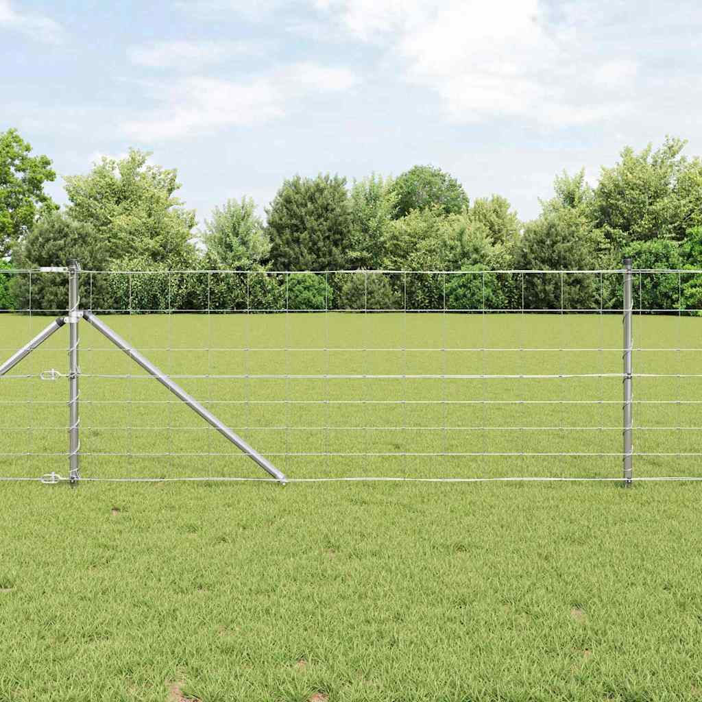 Schweißdrahtzaun mit Spikes 25 x 0,8 m (B x H)