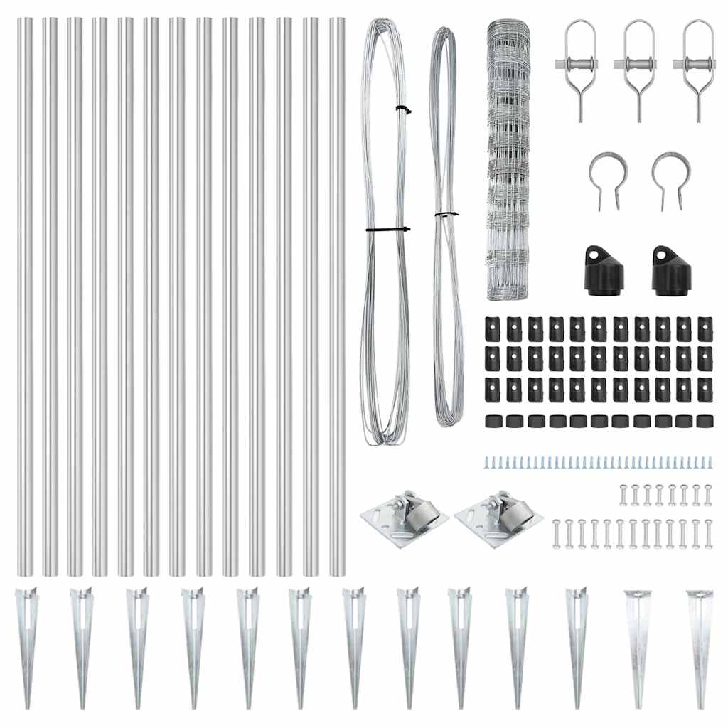 Schweißdrahtzaun mit Spikes 25 x 1 m (B x H)