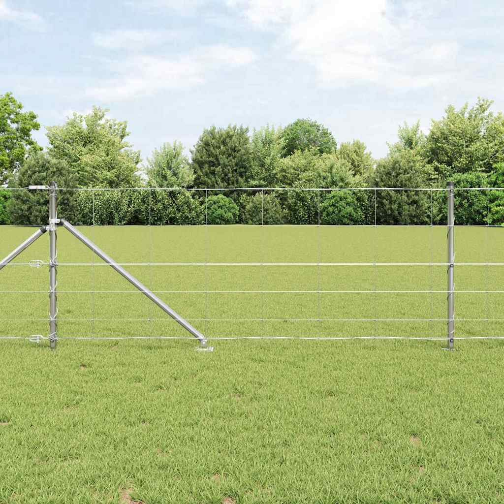 Schweißdrahtzaun mit Spikes 50 x 0,8 m (B x H)