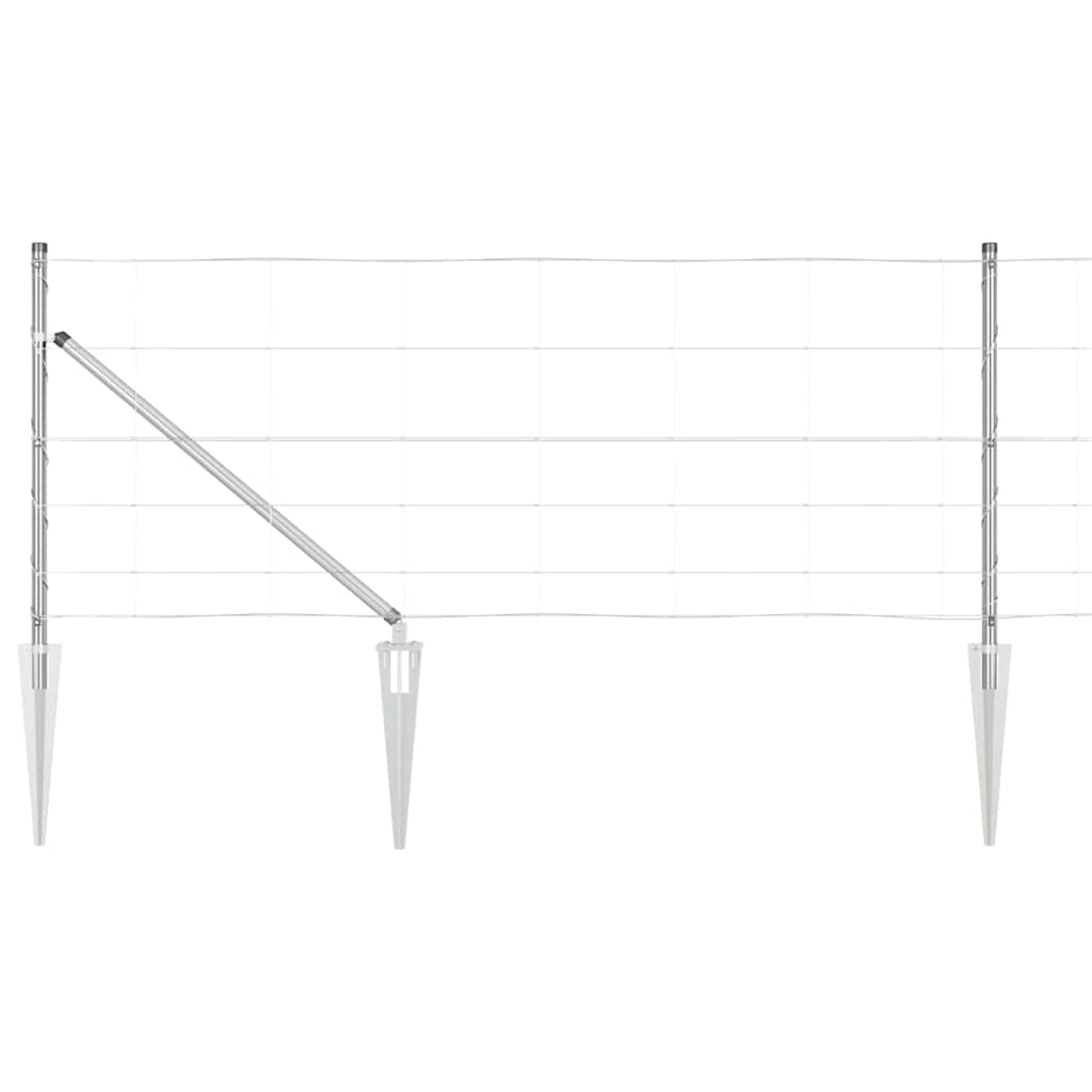 Schweißdrahtzaun mit Spikes 100 x 0,8 m (B x H)