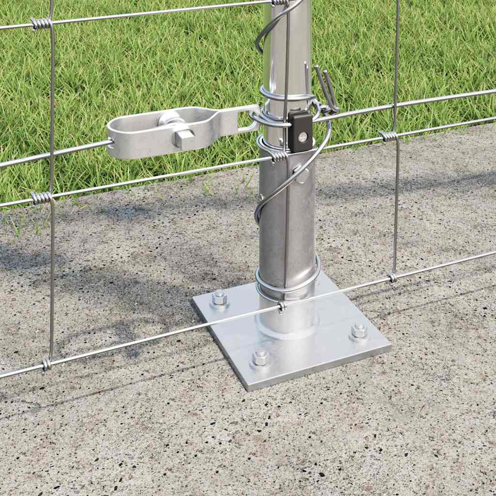 Geschweißter Drahtzaun mit Betonfundament 25 x 1,4 m (B x H)