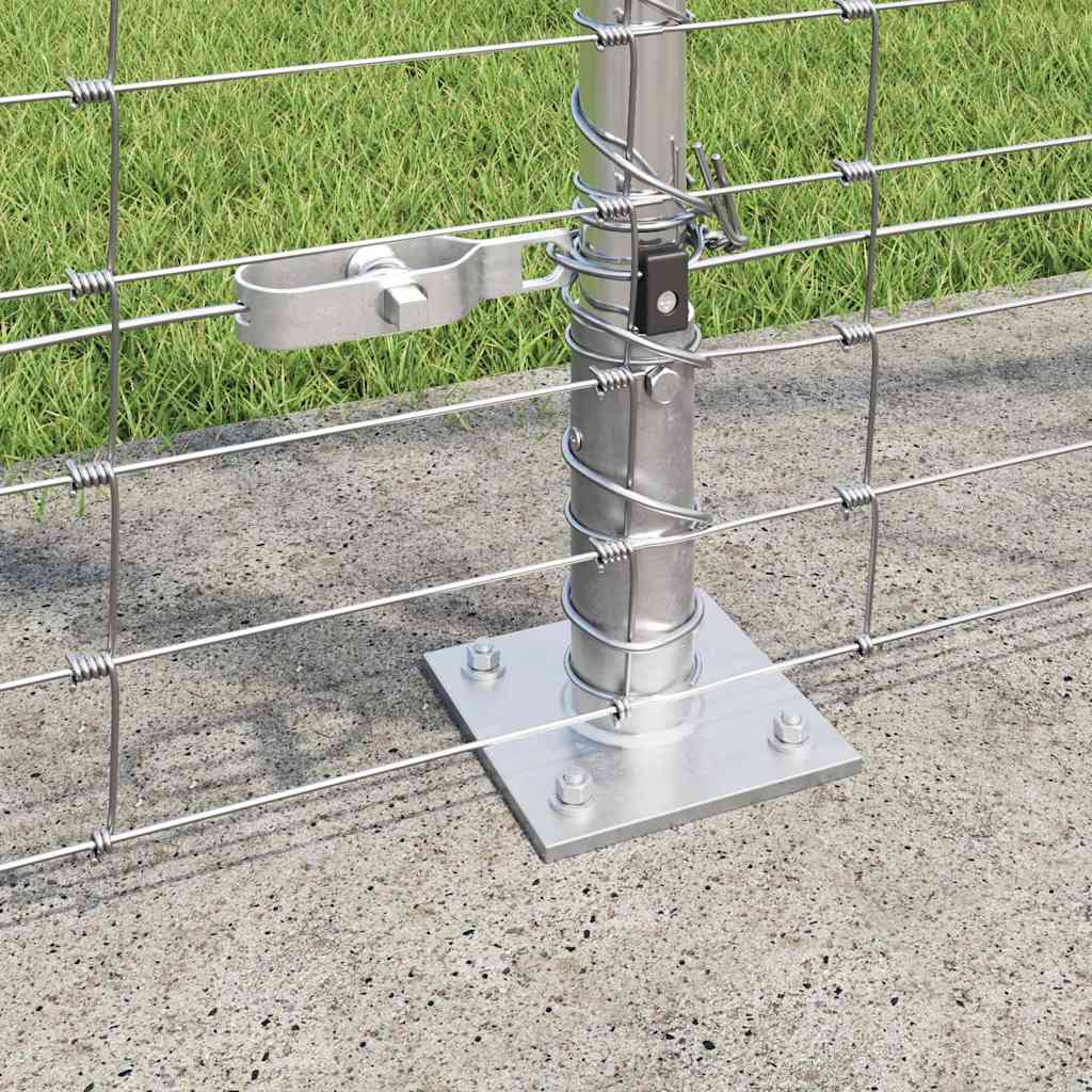 Geschweißter Drahtzaun mit Betonfundament 25 x 1,6 m (B x H)