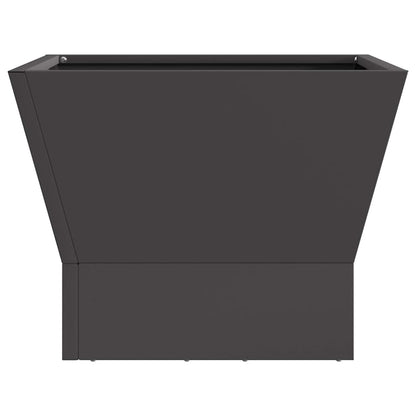 Feuerstelle Schwarz 40 x 40 x 35 cm Wetterfeststahl