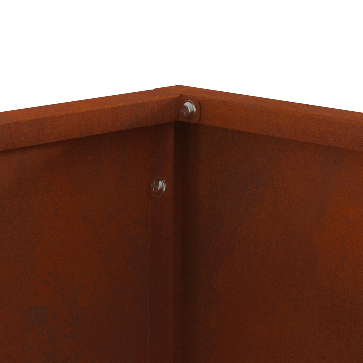 Feuerstelle Rostoptik 40 x 40 x 35 cm Wetterfeststahl