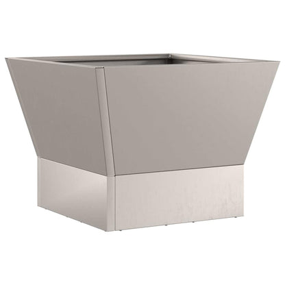 Feuerstelle Rostoptik 40 x 40 x 35 cm Wetterfeststahl