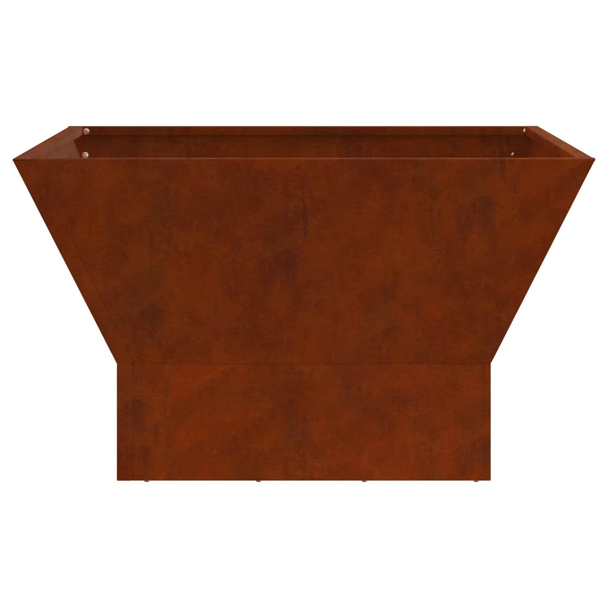 Feuerstelle Rostoptik 60 x 60 x 35 cm Wetterfeststahl