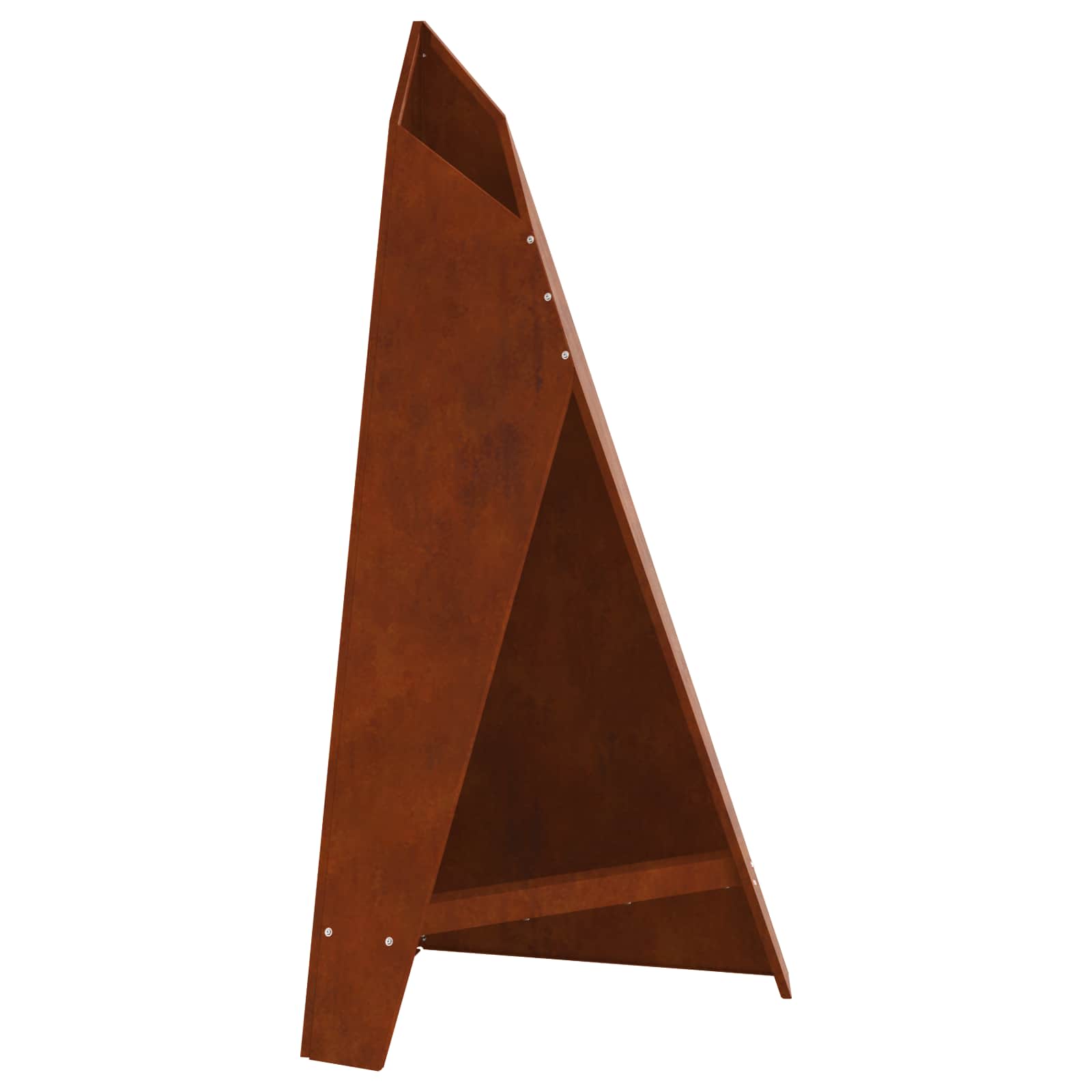 Feuerschale Rostig 58 x 40 x 100 cm Wetterfeststahl