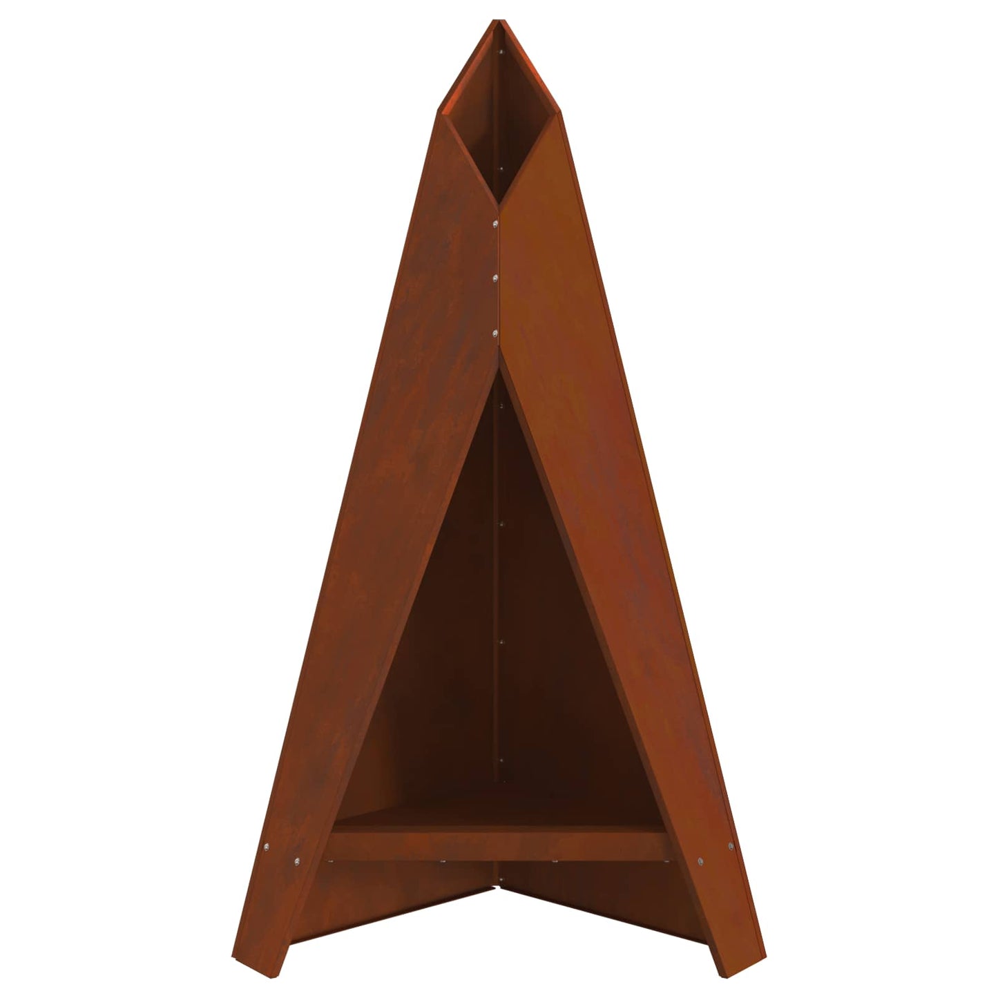Feuerschale Rostig 58 x 40 x 100 cm Wetterfeststahl