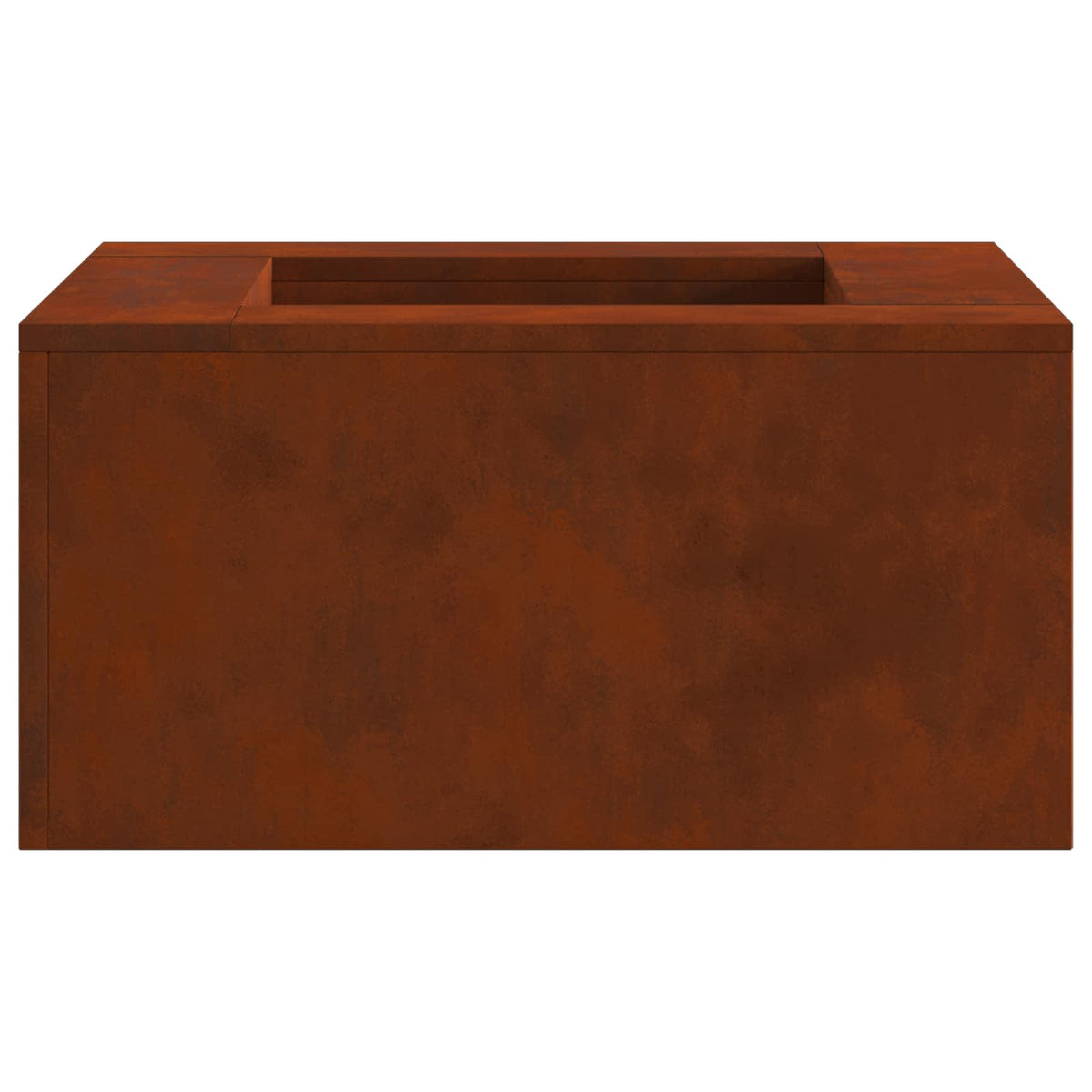 Feuerstelle Rostig 60 x 60 x 30 cm Wetterfeststahl