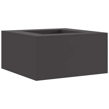 Feuerstelle Schwarz 80 x 80 x 40 cm Wetterfeststahl