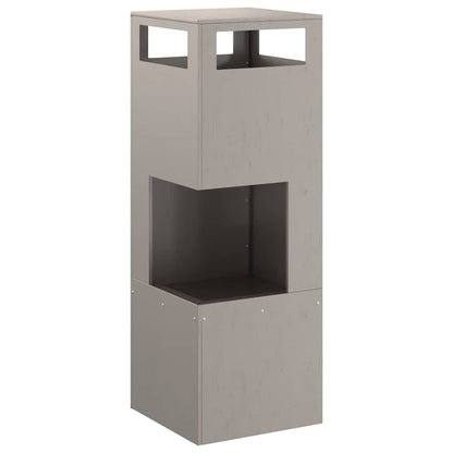 Feuerstelle Braun 35 x 35 x 100 cm Wetterfeststahl