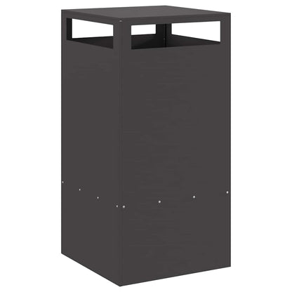 Feuerstelle Schwarz 50 x 50 x 100 cm Wetterfeststahl