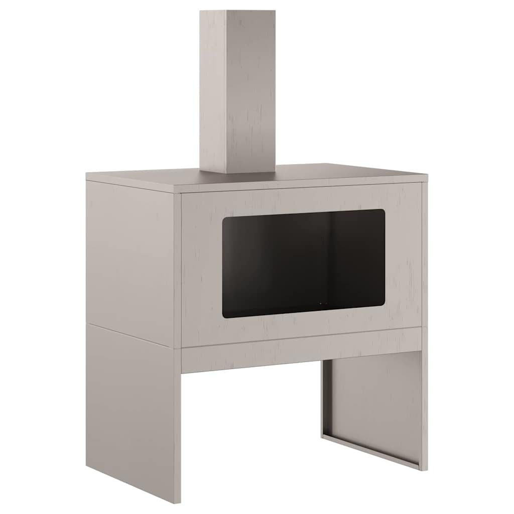 Feuerstelle Rostig 60 x 40 x 96 cm Wetterfeststahl
