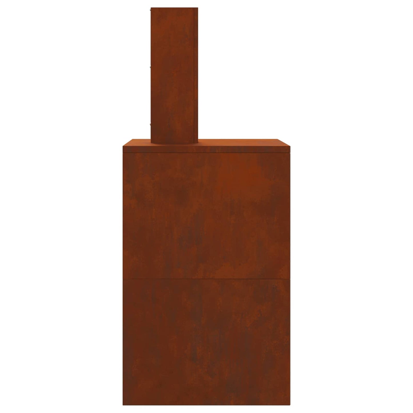 Feuerstelle Rostig 60 x 40 x 96 cm Wetterfeststahl
