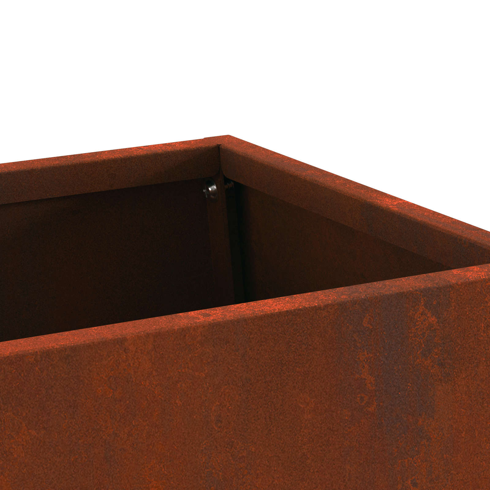 Feuerstelle Rostoptik 60 x 35 x 100 cm Wetterfeststahl
