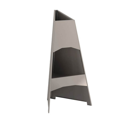 Feuerstelle Rostoptik 50 x 50 x 95 cm Wetterfeststahl