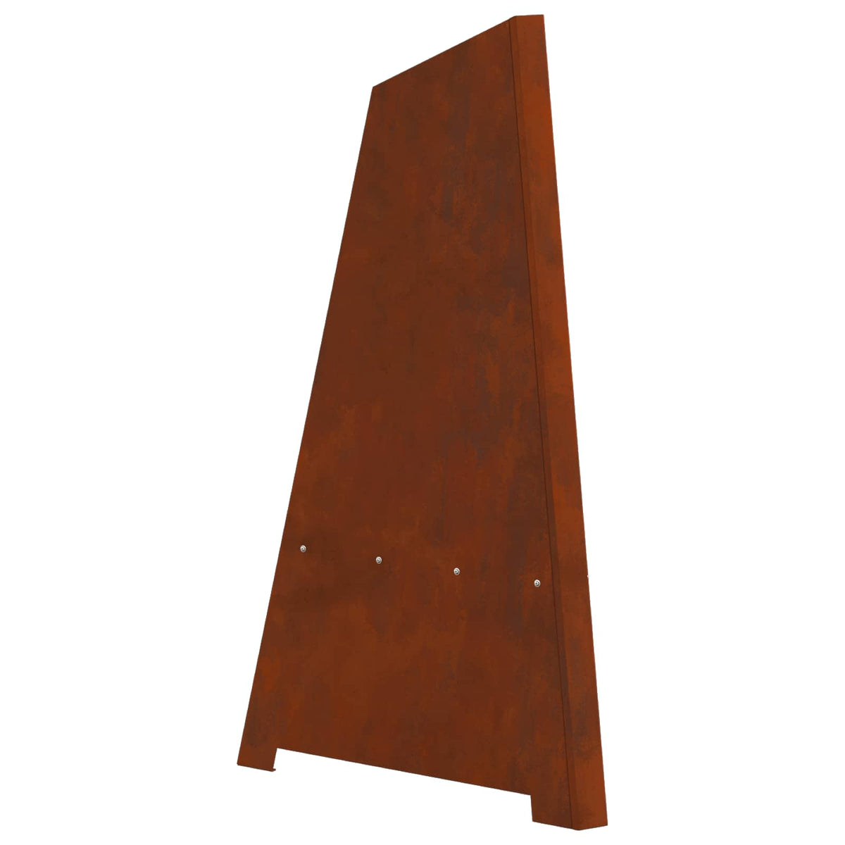 Feuerstelle Rostoptik 50 x 50 x 95 cm Wetterfeststahl
