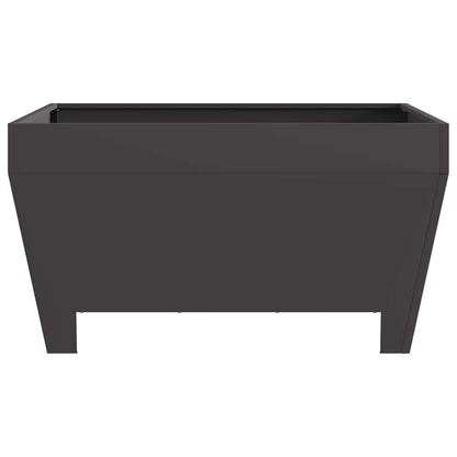 Feuerschale Schwarz 80 x 80 x 43 cm Wetterfeststahl