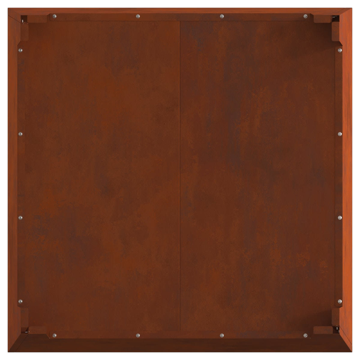 Feuerschale Rostig 80 x 80 x 43 cm Wetterfeststahl