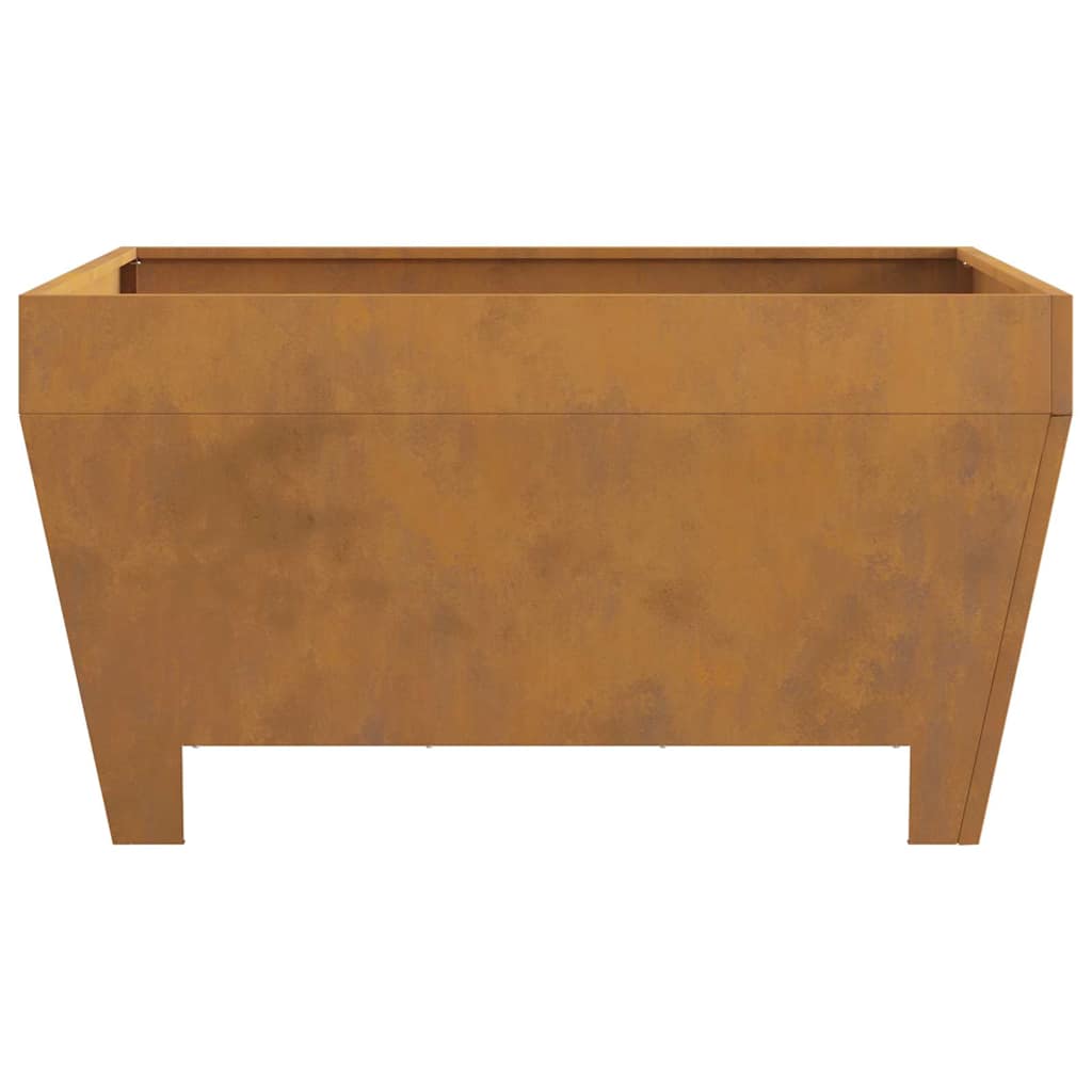 Feuerschale Rostig 80 x 80 x 43 cm Wetterfeststahl