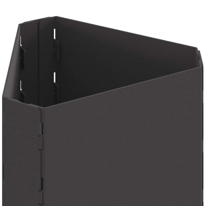 Feuerstelle Schwarz 50 x 43 x 52 cm Wetterfeststahl