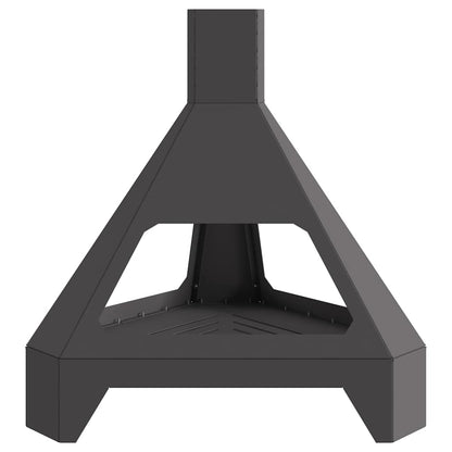 Feuerstelle Schwarz 50 x 43 x 52 cm Wetterfeststahl