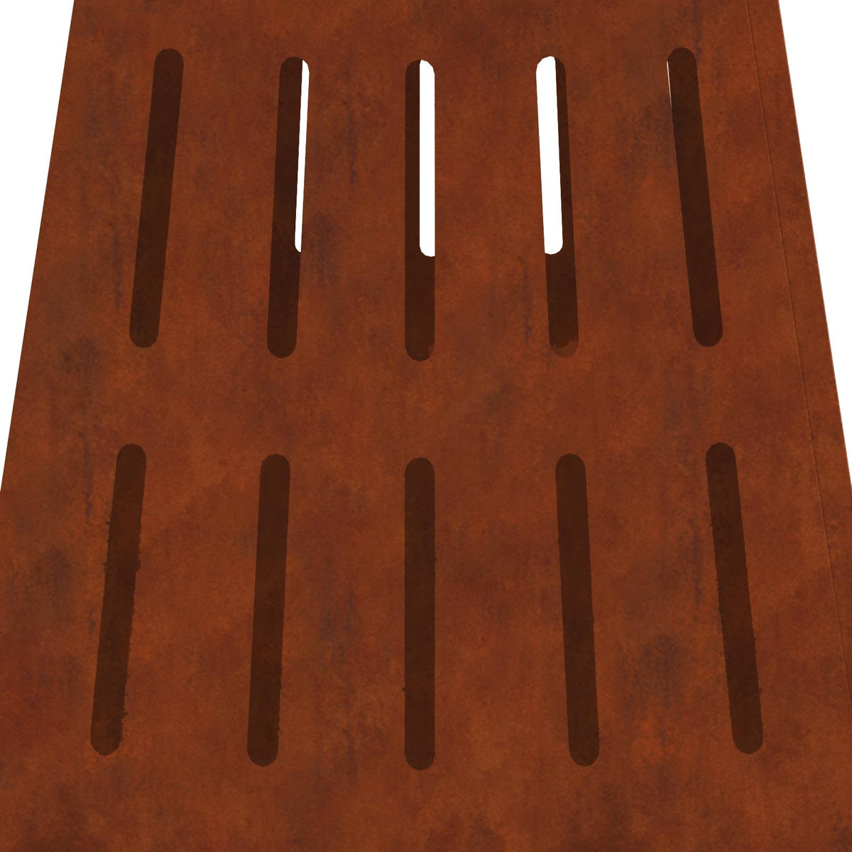 Feuerschale Rostoptik 50 x 50 x 70 cm Wetterfeststahl